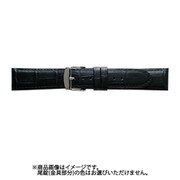 BKE037AN [時計バンド 型押しマット竹符 16mm 黒]