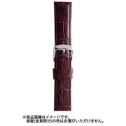 BKE037EP [時計バンド 型押しマット竹符 18mm ワイン]