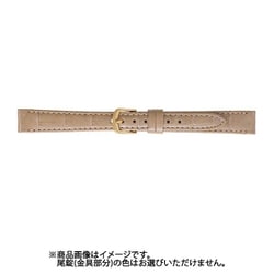 BKE005FL [時計バンド 型押し 14mm ベージュ]