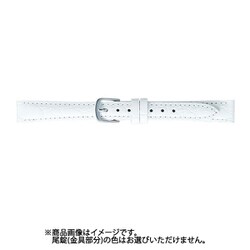 BKE017WE [時計バンド 革 9mm ホワイト]