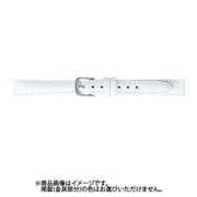 BKE017WE [時計バンド 革 9mm ホワイト]
