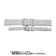 BKE017WF [時計バンド 革 10mm ホワイト]