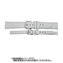 BKE017WI [時計バンド 革 12mm ホワイト]