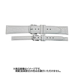BKE017WL [時計バンド 革 14mm ホワイト]