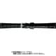 BKE621AD [時計ベルト 牛革型押し 8mm幅 黒]