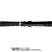 BKE621AI [時計ベルト 牛革型押し 12mm幅 黒]