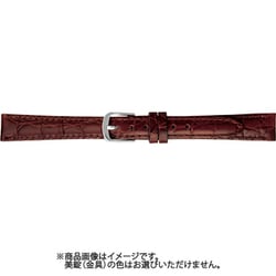BKE621CL [時計ベルト 牛革型押し 14mm幅 茶]