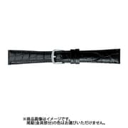 BKE021AS [時計バンド カーフ 型押し 管幅20mm 美錠幅15mm ブラック]