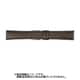 BCE060BU [時計バンド 牛革 ウォッシャブルベルト ダークブラウン 22mm]