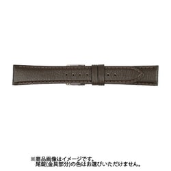 BCE060BU [時計バンド 牛革 ウォッシャブルベルト ダークブラウン 22mm]
