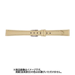 BCE060FH [時計バンド 牛革 ウォッシャブルベルト ベージュ 11mm]