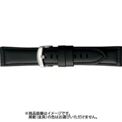 BCE001AW [時計ベルト 牛革 24mm幅 黒]