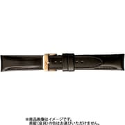 BCE99BP [時計ベルト 牛革 18mm幅 甲丸 ダークブラウン]