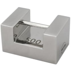 A&D 校正用分銅 枕型分銅 M1級 500g 一般校正証明書付 AD1604-500M1-A