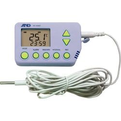 A&D 温度データロガー（外部温度センサー付き） AD5326TT 一般（ISO）校正付（検査成績書+トレサビリティ体系図） AD5326TT-00A00