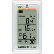 AD5687-00A00 [A&D くらし環境温湿度計 みはりん坊ダブル AD5687 一般（ISO）校正付（検査成績書+トレサビリティ体系図）]