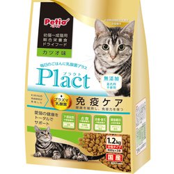 プラクト キャット ドライフード 幼猫-成猫用 カツオ味 1.2kg