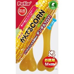 犬用おもちゃ かんでるCORN チキン風味 M 2本入り