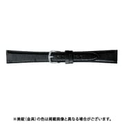 BTE252AO [時計バンド リザード（トカゲ革） ロングサイズ 17mm ブラック]