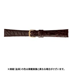 BWE251BR [時計バンド カイマン（シャイニング） ロングサイズ 19mm ブラウン]