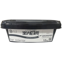 ニッぺ 室内かべ用塗料 STYLE DIYペンキマットフィニッシュ 室内壁用 スノウホワイト 1.5kg
