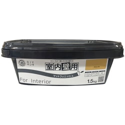 ニッぺ 室内かべ用塗料 STYLE DIYペンキマットフィニッシュ 室内壁用 ドライソイル 1.5kg