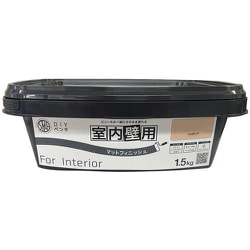 ニッぺ 室内かべ用塗料 STYLE DIYペンキマットフィニッシュ 室内壁用 シェルピンク 1.5kg