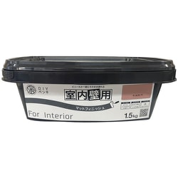 ニッぺ 室内かべ用塗料 STYLE DIYペンキマットフィニッシュ 室内壁用 オールドローズ 1.5kg