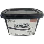 ニッぺ 室内かべ用塗料 STYLE DIYペンキマットフィニッシュ 室内壁用 オールドローズ 4kg