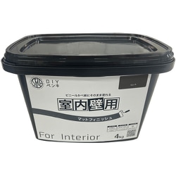 ニッぺ 室内かべ用塗料 STYLE DIYペンキマットフィニッシュ 室内壁用 スレート 4kg
