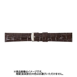 BKLE040BN [時計バンド 革 16mm ダークブラウン]