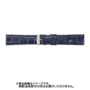 BKLE040DU [時計バンド 革 22mm ネイビー]