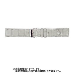 BKLE040GN [時計バンド 革 16mm グレー]