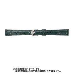 BKLE040MJ [時計バンド 革 13mm グリーン]