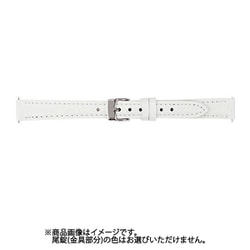 BKLE040WJ [時計バンド 革 13mm ホワイト]