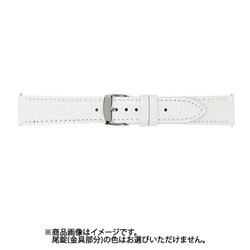 BKLE040WN [時計バンド 革 16mm ホワイト]