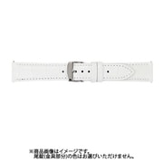 BKLE040WS [時計バンド 革 20mm ホワイト]