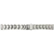 OSBE1226S [時計バンド オスカー 高級金属（メタル）バンド ステンレス製 管幅18mm 本体幅18mm シルバー]