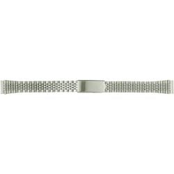 BSBE5509S [時計ベルト 金属ベルト メタル 三折りブロック 先管幅12mm 本体幅13mm レディース SS]