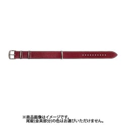 BCE035E1S [時計バンド NATOタイプ レザー 20mm ワイン]