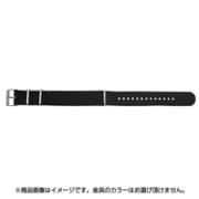 BGE011AU [時計バンド NATOタイプ 引き通しベルト 22mm ブラック]