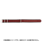 BGE012ARP [時計バンド NATOタイプ 引き通しベルト 18mm レッド系]