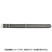 BGE012AWU [時計バンド NATOタイプ 引き通しベルト 22mm 黒]