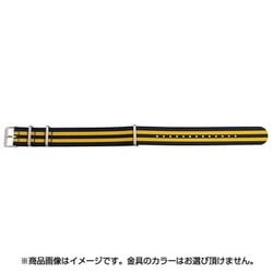 BGE012DYS [時計バンド NATOタイプ 引き通しベルト 20mm オレンジ・イエロー系]