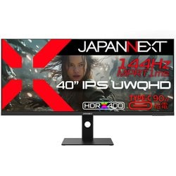 ウルトラワイドゲーミングモニター 40インチ IPSパネル搭載 144Hz対応 UWQHD（3440×1440）解像度 HDMI DP USB Type-C（最大90W給電） HDR400相当 PS5 WQHD：120Hz接続対応 JN-IPS401UWQHD144-C90W