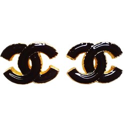 CHANEL シャネル ピアス・イヤリング 黒xゴールド 4500125Y0014 CHANEL シャネル ピアス レディース A86504 Y09569 Z2800 ココ