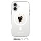 ABF27240i16 [iPhone 16 用 MagSafe対応 クリアケース ネコマンジュウ ブランコ]