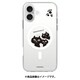 ABF27244i16 [iPhone 16 用 MagSafe対応 クリアケース ネコマンジュウ ノゾイテゴラン]