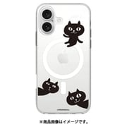 ABF27246i16 [iPhone 16 用 MagSafe対応 クリアケース ネコマンジュウ ナカヨシトリオ]
