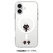 ABF27248i16 [iPhone 16 用 MagSafe対応 クリアケース ネコマンジュウ ワタリ]